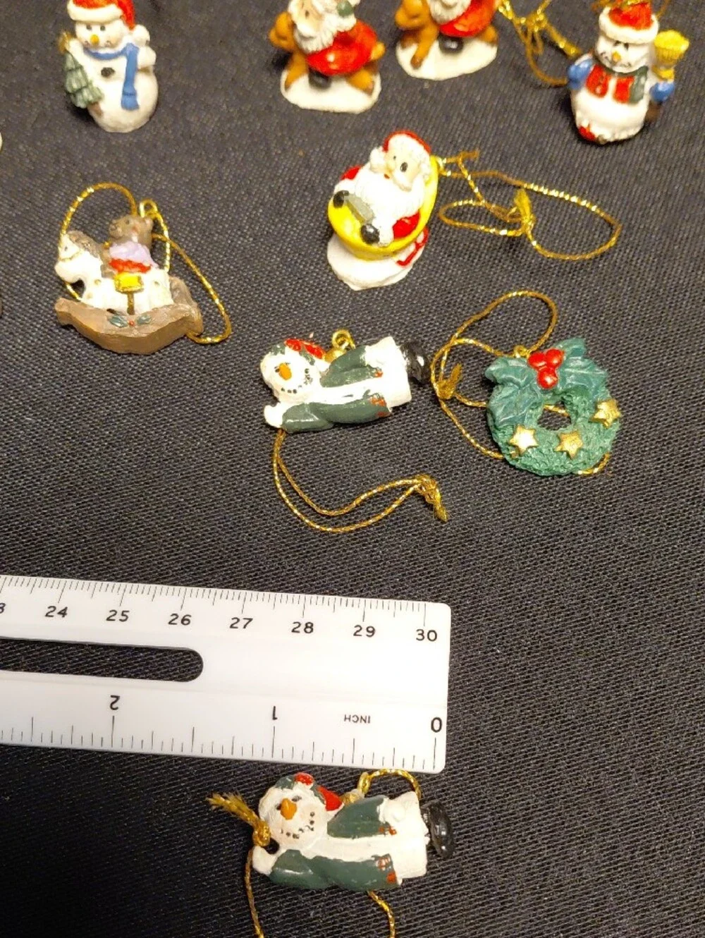 VINTAGE MINIATURE RESIN ORNAMENT